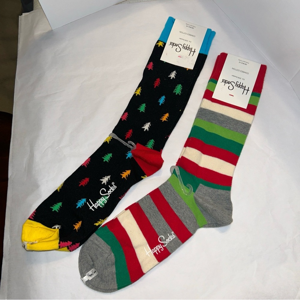 Happy Feet Men’s Socks Size 8-12 -NWTS